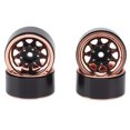 thumbnail image 2 of 4Pcs Beadlock Wheels, 1in Deep Groove Universal Tire & Wheel Sets For  ATV RC Car Body Parts With Screws Wheels & Tires, 2 of 8