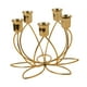 thumbnail image 1 of Candelabro de metal, candelabro cónico, adorno para candelabro, elegante candelabro para oficina, boda, fiesta, dormitorio, eventos Para 5 velas, 1 of 9