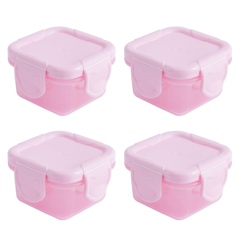 4 Pieces/Set 60ml Baby Food Storage Box Infant Newborn Food Freezer for