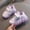 Purple, variant on Spazoro Little Girls Athletic Sneakers, Luminous Breathable Soft Sole Lightweight Casual Runnning Shoes for Toddler/Little Kids/Big Kids Blue Size 21
