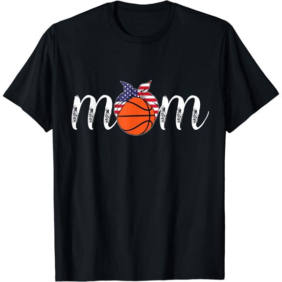 Players Mothers Team Mum Gifts for Womens Basketball Mom T-Shirt