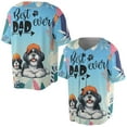 thumbnail image 3 of Best Shih Tzu Dad Ever Happy Father's Day All Over Print 3D Baseball Shirt Lion Dog Lover Gifts Softball Sport - 02006, 3 of 6