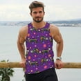 thumbnail image 6 of Rateoe cat skeletons and flowers Pattern Sleeveless Gym Shirt Muscle Tee Breathable Workout Shirt Slim-Fit Tank Quick Dry Fit Muscle Tank Top Bodybuilding Sleeveless T Shirt-XX-Large, 6 of 7