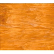 OCEANSIDE STAINED/FUSING GLASS SHEETS - LIGHT AMBER/WHITE FUSIBLE (Small 8" x 12")