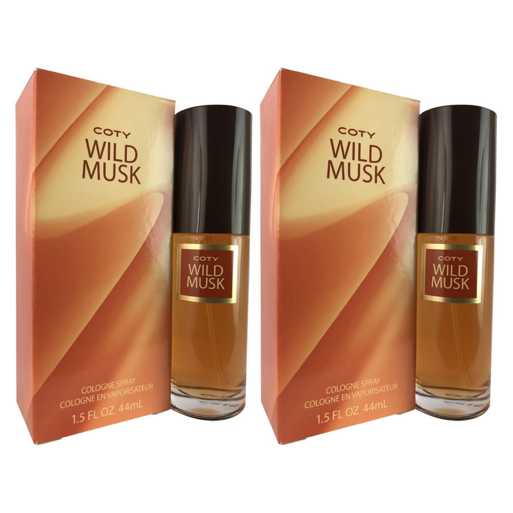 Coty Wild Musk 1.5 oz Col. Sp. 2 Pack