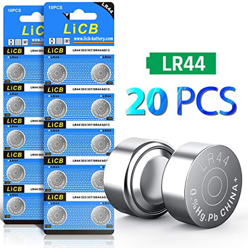 Licb Pack Lr44 Ag13 357 303 Sr44 Battery 1 5v Button Coin Cell Batteries Walmart Com Walmart Com