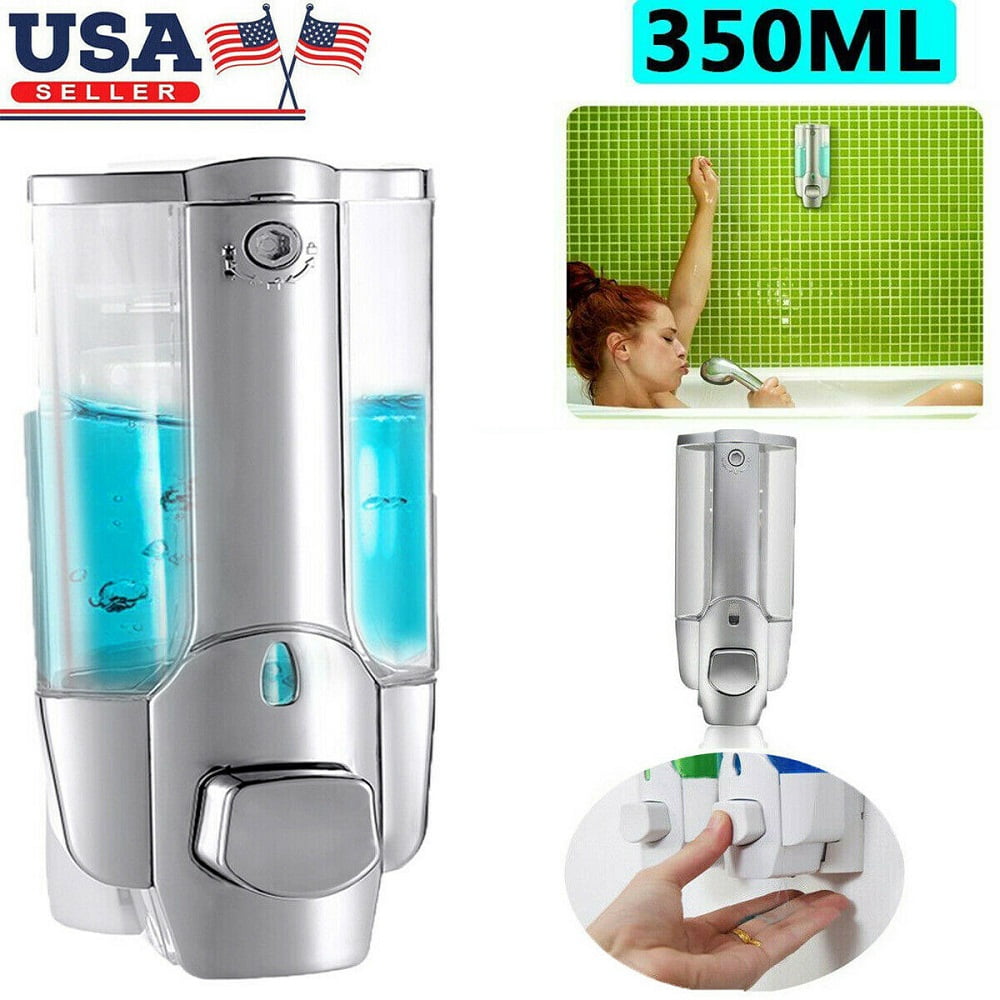 350ml Wallmounted Dispenser Public Hands Sanitizer Soap Shampoo