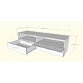 thumbnail image 2 of Meuble audio-vidéo 60 pouces BLVD de Nexera, blanc, 2 of 5