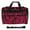 Fuchsia Black Zebra, variant on World Traveler 19-inch Carry-On Shoulder Duffel Bag - Blue Trim Zebra