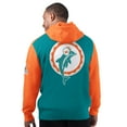thumbnail image 2 of Men's Starter Aqua Miami Dolphins Extreme Vintage Logo Pullover Hoodie, 2 of 2