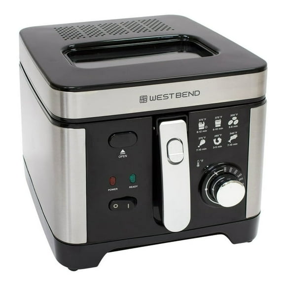 West Bend DFWB3LBK13 3L Deep Fryer (Stainless Steel)