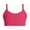 Fuchsia-Persimmon, variant on Bleuet Bleum Ultra-soft Seamless Reversible Adjustable First Teen Bra, Sizes 8-22, 1-Pack