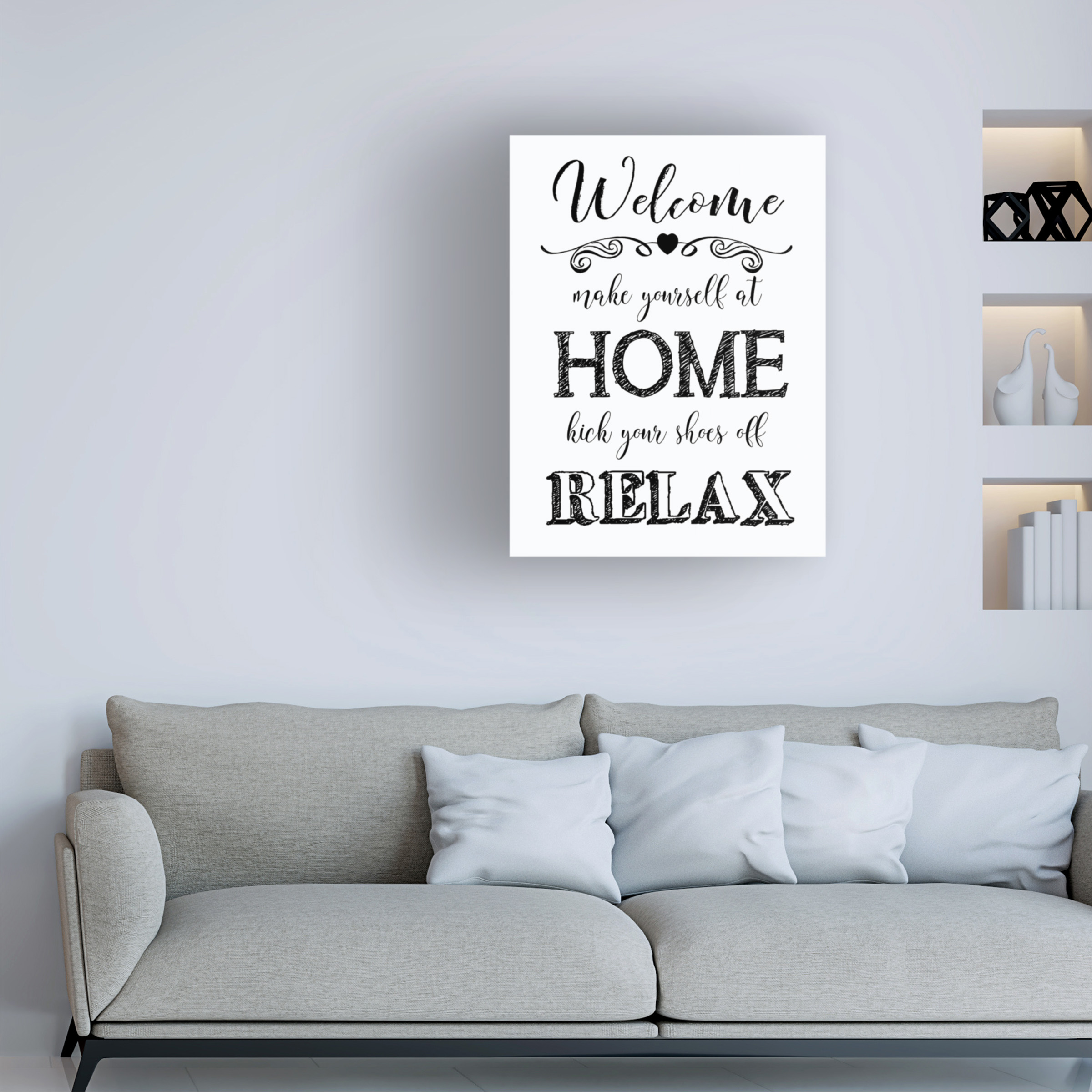Trademark Fine Art 'Welcome Home 3' Canvas Art by Jean Plout