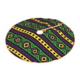 thumbnail image 2 of Bingfone Christmas Tree Skirt Mat Christmas Decoration Interior 48"-Carnival Mardi Gras, 2 of 8