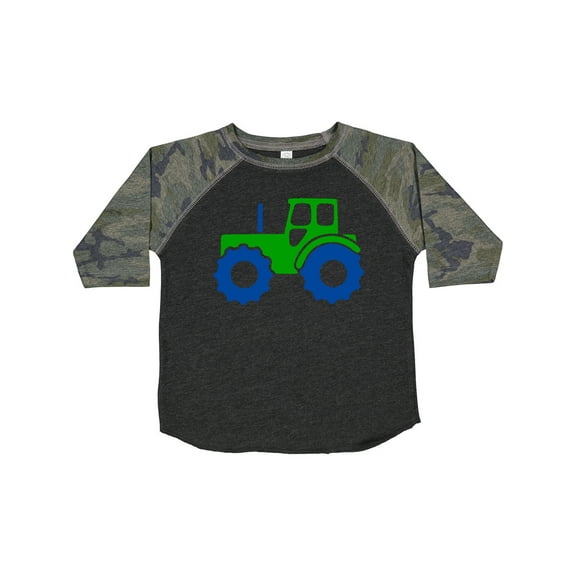 Inktastic Cute Green Tractor Boys or Girls Toddler T-Shirt