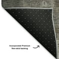thumbnail image 5 of Addison Rugs Mayfield Premium Machine Washable Transitional Abstract Pewter Rectangle Rug, 8' X 10' Machine Washable Transitional Abstract Pewter Oversized Sherpa Throw Blanket, 5 of 6