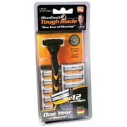 MicroTouch 3 Tough Blade Razor with 12 Refill Cartridges 1 ea (Pack of 4)
