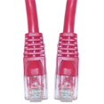 thumbnail image 1 of Cat6a Red Ethernet Patch Cable  Snagless Molded Boot  500 MHz  25 foot, 1 of 1