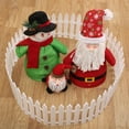 thumbnail image 3 of 12Pcs Removable White Fence for Christmas Tree Decoration Durable and Sturdy Waterproof and UV Resistant, 3 of 8