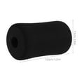 thumbnail image 2 of HAMPPLIES 6pcs Black Anti Slip Foam Foot Pad Rollers for Weight Bench Use, 2 of 7
