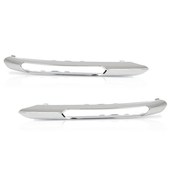 Front Bumper Fog Light Grille Trim Pair Left&Right Fit For Mercedes Benz E CLASS W212 2009-2012