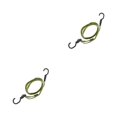 thumbnail image 1 of ZheElen 1/2/3/5 Durable Luggage Rope - Secure And Weather-resistant For Travel Easy Installation Straps With Hook yellow black 120cm 2PCS, 1 of 6