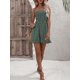 thumbnail image 3 of CORIRESHA Women's Summer Cute Floral Spaghetti Strap Suspender Wide Leg Short Jumpsuit, 3 of 3