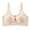 A1_Beige, variant on VISALY Women's Plus Size Custom Bust Shaping Minimizer Bras Push Up Full Coverage Lift T-Shirt Bra Wirefree Comfort Bralette Non‑Padded Breathable Floral Lace Underwear Support Bra Beige 75C