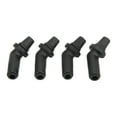 4pcs Sunroof Drain Tube Connector EEH500100 Rubber Black Replacement