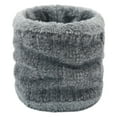 thumbnail image 6 of Winter Scarf With Warmth And Plush Same Gender Design Protection High Neck Thick Yarn Single Circle Solid Color And Neck Cover, 6 of 6
