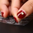 thumbnail image 2 of 50 hojas de pegatinas adhesivas de uñas de doble cara para presionar las uñas, puntas de uñas postizas impermeables y transpirables, hoja adhesiva de gelatina para uñas Ormromra WMZL-2099-1, 2 of 7
