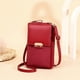 thumbnail image 4 of Bolsas Crossbody para Mujeres Bolsa de Moda Minimalista de las Mujeres, Mini Bolso Horizontal Del Teléfono de Cuero, Bolso de Teléfono, Bolso de Hombro, Cartera con Ranura de Tarjeta de Crédito Carter, 4 of 4