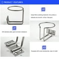 thumbnail image 4 of ziyahi 2 Pcs Anneau de Bateau Porte-Gobelet Support de Yacht VR Support en Acier Inoxydable pour Camion Porte-Gobelets Accessoire pour Extérieur, 4 of 7