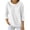 *White, variant on VBVC Women's Waffle 3/4 Sleeve Tops , Ladies' Crew Neck Loose Blouse , Casual Summer Shirts For Women,Black,S-2XL