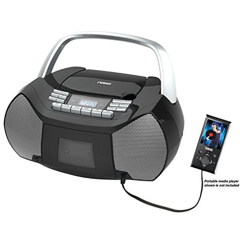 NAXA NPB-268 Portable Cd/Cassette Boom Box - Walmart.ca