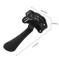 thumbnail image 2 of IFANLANDOR Cloche à Main Portable Noire Instrument de Percussion avec Double Rangée pour Adultes, 2 of 8