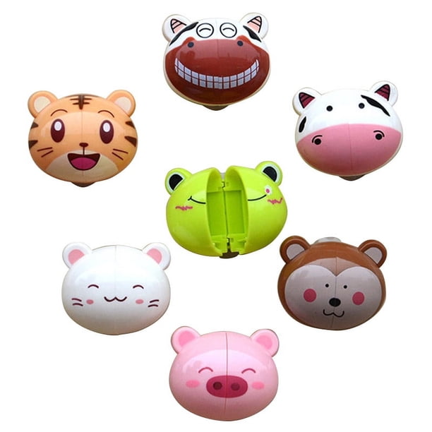 Soporte para Cepillo de Dientes ANGGREK Dibujos Animados Colgador con Ventosa y Estilo Adhesivo Aleatorio