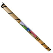 Natural Bamboo Shaker/Rainstick Hand painted designs. (36 Inch, Elephant SW)