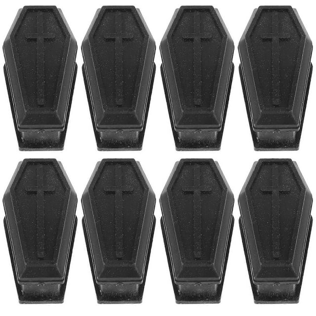 8Pcs Coffin Box Models Halloween Prank Props Halloween Coffin Box Ornaments Party Decors