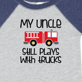 thumbnail image 4 of Inktastic Uncle Firefighter for Nephew Boys or Girls Baby Bodysuit, 4 of 5