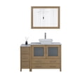 thumbnail image 5 of Vanity Art 48" Single Sink Freestanding Bathroom Vanity Set with Engineered Marble Top and Mirror, 5 of 10