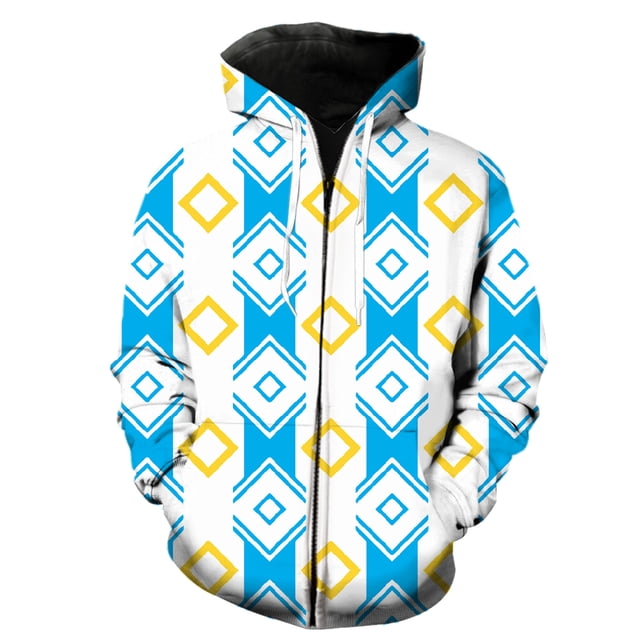 Sudadera con capucha y cremallera para hombre, estilo étnico exótico retro, divertida, moda primaveral, estampado 3D, gran oferta 2024, ropa de calle, tops Harajuku de manga larga