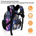thumbnail image 5 of Mobile Suit Gundam Backpacks 13 Inch Lightweight Casual Bookbags Travel Daypack Bookbags for Camping Hiking, 5 of 8