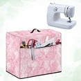 thumbnail image 3 of ZIATUBLE Marble Stripes Sewing Machine Protect Cover Easy to Clean Sewing Machine Dust Covers for All Machine Washable Sewing Machine Protective Cover with Tote Handle and Pocket, 3 of 7