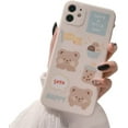 thumbnail image 1 of Compatible with Huawei Case with Cute Bear 3D Cartoon Pattern for Women Girls Soft Silicone Protective for Huawei- Milk Tea Bear, 1 of 6