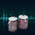 thumbnail image 3 of Bongos 4 Inch & 5 Inch Small Beginners Bongo Drums - Indian Printed Bongos, 3 of 8