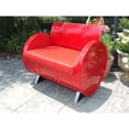 thumbnail image 2 of Drum Works Furniture Very Red Arm Chair, 2 of 2