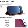 thumbnail image 4 of Leather For Motorola Moto Edge 5G (2026) 6.7-inch Case , Stitching design Flip Wallet Leather Case With Card Holder Magnetic Closure Shockproof Kickstand Protective Phone Cases Cover,Purple, 4 of 7