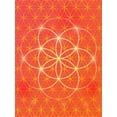 thumbnail image 2 of Art.com Vector Geometric Background Is. Bright Pattern. Sacred Geometry, Flower of Life. Art Print by An Vino, 18" x 24", 2 of 4