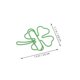 thumbnail image 3 of 30pcs Cute Four-Leaf Clovers Paper Clips Aesthetic Paperclips Office Supplies Decorative Paperclips Multi-Function Paper Clips for Bookmarks Notes Pho, 3 of 3